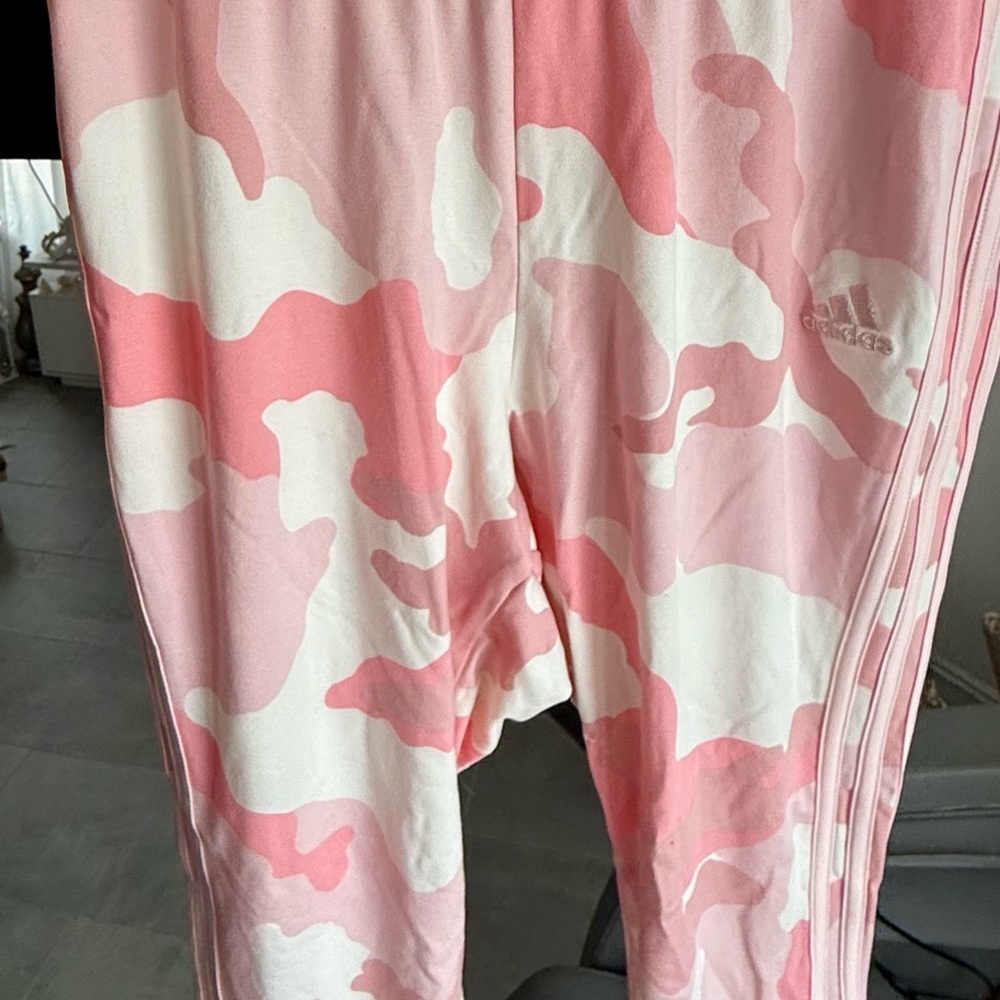 Adidas Women’s Pink Camo Joggers